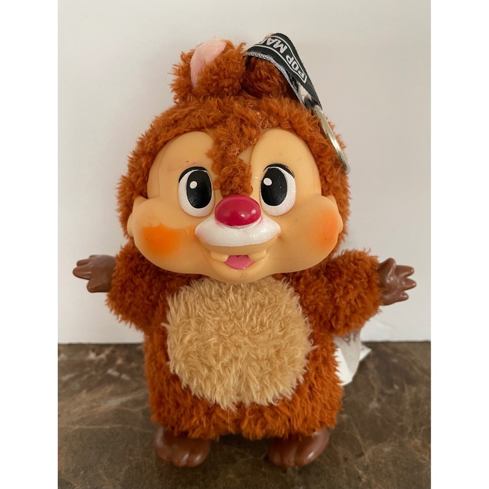 Pop‎ Mart Disney Mickey Mouse Dale Plush Pendant Keychain Figure Brown Fuzzy